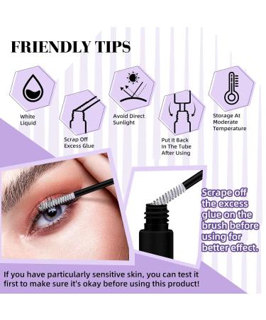 Lash Cluster Glue 10ML - Waterproof & Strong Hold Eyelash Bond | Fast Drying Individual Lash Glue | 72 Hour Hold - Buy Online on SooperMarket.com