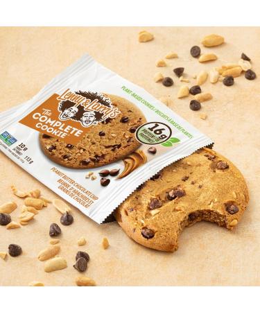 Lenny & Larry's The Complete Cookie Peanut Butter Chocolate Chip 16g Plant Protein Certified Vegan Non-GMO 4 Ounce Cookie (Pack of 12) - Buy Online on SooperMarket.com