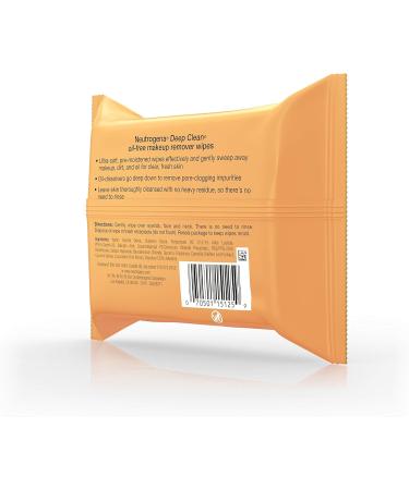 Neutrogena Deep Clean Oil-Free Makeup Remover Cleansing Wipes - Gentle Cleansing for Clear Skin - Buy Online on SooperMarket.com
