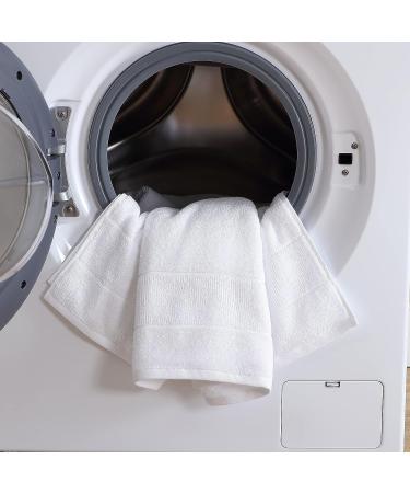 Tommy Bahama Island Retreat White 12pc Washcloths Set - Absorbent & Fade-Resistant Cotton Towels for Fashionable Bathroom Decor - Buy Online on SooperMarket.com
