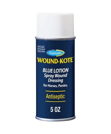 Farnam Wound Care for Horses, Dogs, Cattle and Ponies, Powder, Dressing and Protection Wound Spray 5 oz