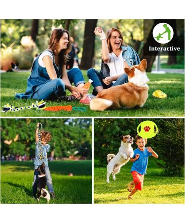 Jotol Dog Toy Set - 20PCs 100% Natural Cotton Interactive Toys for Dental Care | Best Pet Rope Toys for Small & Medium Dogs - Buy Online on SooperMarket.com