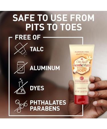 Old Spice Whole Body Deodorant for Men Total Body Deodorant Vanilla + Shea Aluminum Free Deodorant Cream for 24/7 Freshness // Dermatologist Tested Whole Body Deodorant 3.0 oz - Buy Online on SooperMarket.com