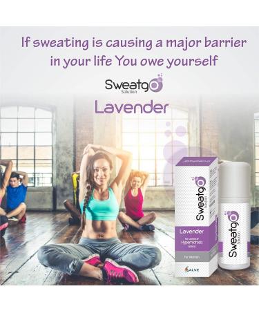 Sweat Go Rollon Antiperspirant Lavender For Women - 60 ML - Buy Online on SooperMarket.com