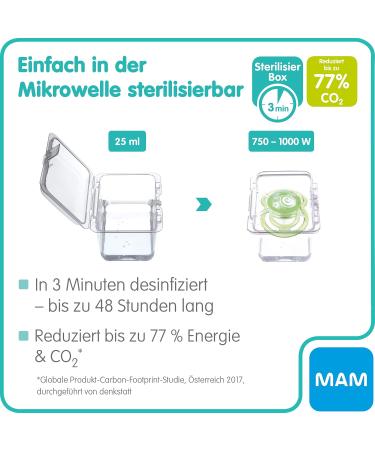 Mam Perfect Night Pacifier - Prevents Tooth Misalignment Flexible Silicone Glows in the Dark 6-16 Months Little Star - International Shipping Available - Buy Online on SooperMarket.com