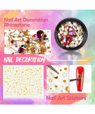 PEACECOLOR Gel Nail Kit with Electric Nail File | 10 Colors Gel Polish Set | 36W UV/LED Lamp | Starter Kit with Professional Manicure Tools & Halloween Decorations - Buy Online on SooperMarket.com
