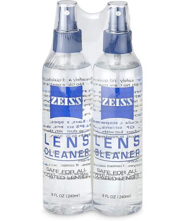 Zeiss Lens Cleaner Spray 8oz + 4 Microfiber Cloths | 4 Pack for Glasses, Camera, Laptops, Cellphones - Buy Online on SooperMarket.com