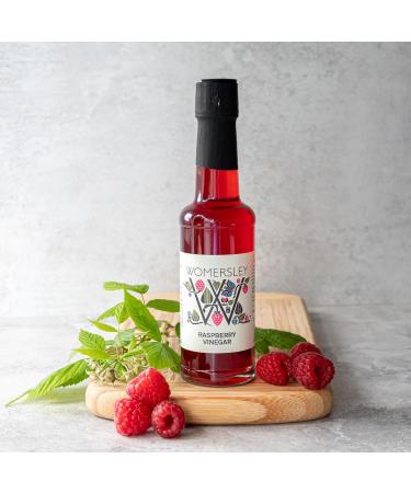 Womersley Raspberry Vinegar (3 x 150ml) - Fine Fruit Vinegar for Cooking and Recipes - Buy Online on SooperMarket.com