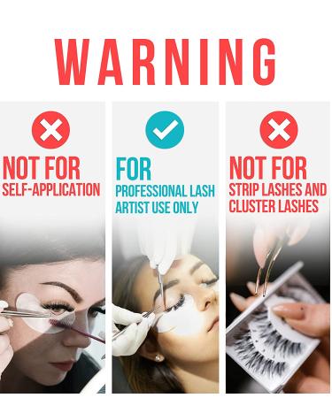 Stacy Lash Volume Eyelash Extension Glue 0.17 fl.oz - 3 Sec Dry Time - 6 Weeks Retention - Professional Grade Black Adhesive for Semi-Permanent Extensions - Latex Free - Buy Online on SooperMarket.com