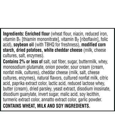 Cheez-It Snap'd Cheese Cracker Chips 7.5oz Pouch - Cheddar Sour Cream & Onion (6 Bags) - Buy Online on SooperMarket.com
