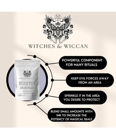Black Salt for Protection Rituals - 2 oz Bag | Wiccan & Witchcraft Supplies - Buy Online on SooperMarket.com