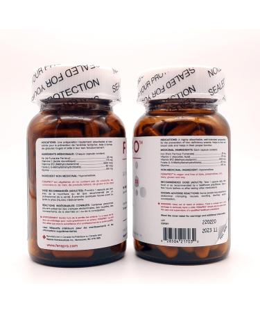 FERAPRO 30MG 100 CAPS | Vegan Iron Supplement | With Vitamin C 175mg Methylcobalamin 1000mcg 5-MTHF 80mcg and Glycine 100mg - Buy Online on SooperMarket.com