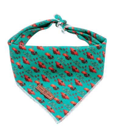 Lionet paws Thanksgiving Bandana for dog headscarf dog hill towel triangular scarf for small medium -sized and large dogs L (1 Pack) Turkey