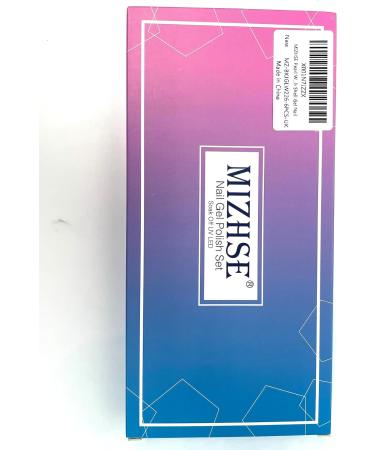 MIZHSE Glitter Gel Nail Polish Kit - 6 Shimmering Colors with Nail Pen - 7ml*6 - Soak Off UV LED Lamp Included - Buy Online on SooperMarket.com