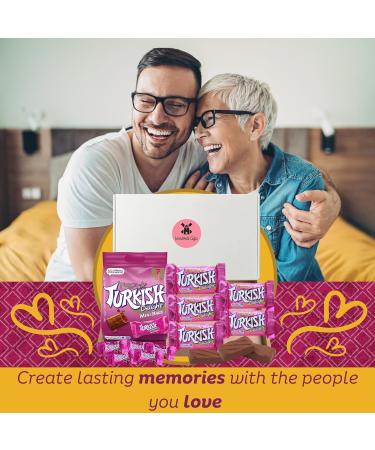 Frys Turkish Delight Gift Box - x5 Frys Turkish Delights 51g Bars Bundled With Frys Mini Turkish Delight Bars 105g - Turkish Delight Chocolate Gift - Letterbox Gift Friendly - Buy Online on SooperMarket.com