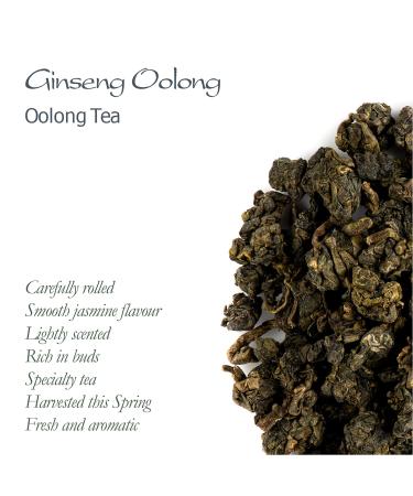 Ginseng Oolong Tea - Premium Organic Ren Shen Lan Gui Ren & Imperial Oolong | International Shipping - Buy Online on SooperMarket.com