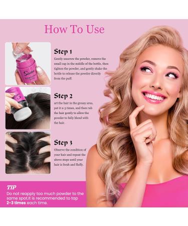 Dry Shampoo Powder - Volumizing & Mattifying Travel Size | No White Cast Non Aerosol Hair Care for All Hair Colors - Buy Online on SooperMarket.com