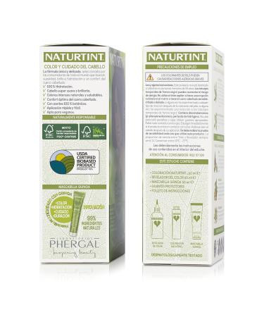 Natureint Biobased Hair Color 7.34 Living Hazelnut | Ammonia-Free | 3 Pack 510ml | High Natural Ingredient Content - Buy Online on SooperMarket.com