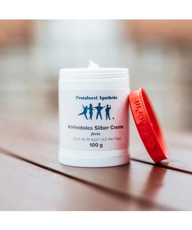 High-Quality Colloidal Silver Cream Forte - Double Concentration (100g) | Proven Recipe from Pestalozzi Pharmacy - International Shipping Available - Buy Online on SooperMarket.com