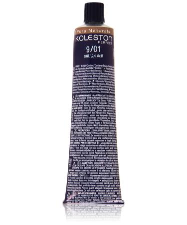 Wella Professionals Koleston 9/ 01 light blonde natural ash 1 pack (1 x 60 ml) 9/01 light blonde natural ash