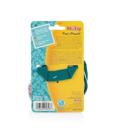 Nuby Pacifier Hygienic Paci-Pouch Combo for Travel - Set of 3 | Convenient Pacifier Storage Solution - Buy Online on SooperMarket.com