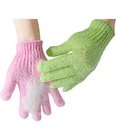 10PCS Exfoliating Bath Gloves for Men and Women - Natural Mitts for Soft and Healthy Skin | 5 Pairs AOLANS Shower Gloves - Buy Online on SooperMarket.com