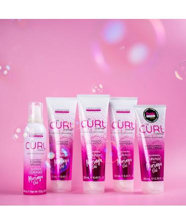 The Curl Company Enhance & Perfect Curl Cream 200ml with Curplex & Moringa Oil. Ideal for Curls & Waves - Buy Online on SooperMarket.com