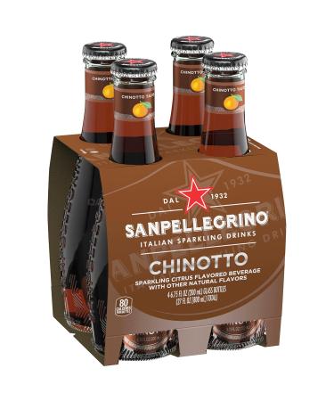 Sanpellegrino Chinotto Sparkling Citrus Beverage - 4 Pack, 6.75 Fl Oz Bottles - Buy Online on SooperMarket.com