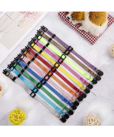 Heyu-Lotus 12 Pack Puppy Collars Adjustable Puppy Whelping Collars Soft Nylon Puppy ID Litter Collars with Quick Release Buckle for Small Dogs and Cats 19-32cm - Buy Online on SooperMarket.com