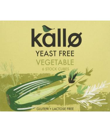 Kallo Yeast Free Vegetable Stock Cubes 15 x 66g