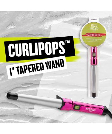 Buy Bed Head Curlipops Clamp-Free Tapered Curling Wand - Create Bouncy Curls & Shine (1 in) | International Shipping Available - Buy Online on SooperMarket.com