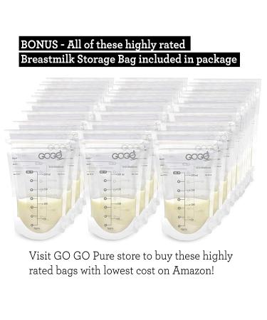 GOGO PURE Baby Wipe Warmer & Dispenser Holder with 30 Bonus Breastmilk Bags - Easy On/Off Switch, Great Baby Gift (Blue/Grey) - Buy Online on SooperMarket.com
