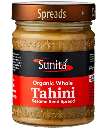 Sunita Organic Whole Tahini Sesame Seed Spread - Made in Greece - Natural - Vegan Friendly - 280g