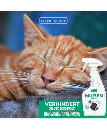 Silver Power Mite Spray for Cats 500ml | Effective Anti-Mite Protection | Reliable Mite Solution - Buy Online on SooperMarket.com