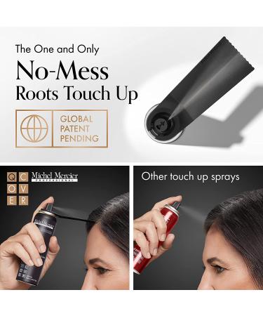 Michel Mercier Hair Root Touch Up Spray: Fast & Easy Grey Hair Cover Up for Women & Men, Instant Gray Coverage - Black - Buy Online on SooperMarket.com
