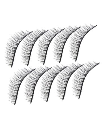 minkissy 5 Pairs False Lashes Fake Lashes Extend 3D Eyelash