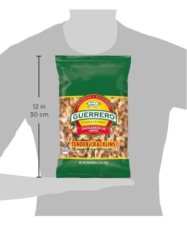 Guerrero Tender Cracklin 6.5 oz - Authentic Mexican Pork Rinds - Buy Online on SooperMarket.com