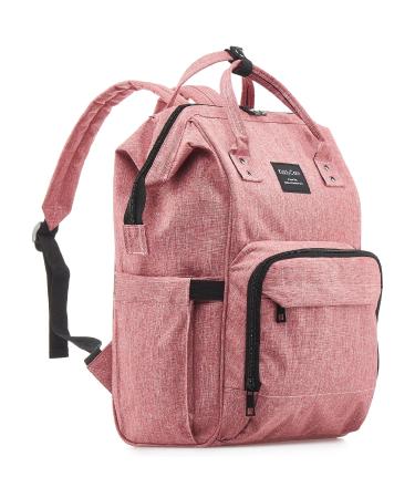 KiddyCare-backpack/wrap backpack with 15 pockets durable baby wrap pocket high quality with isotherm bottle compartment maternity bag pink unit size