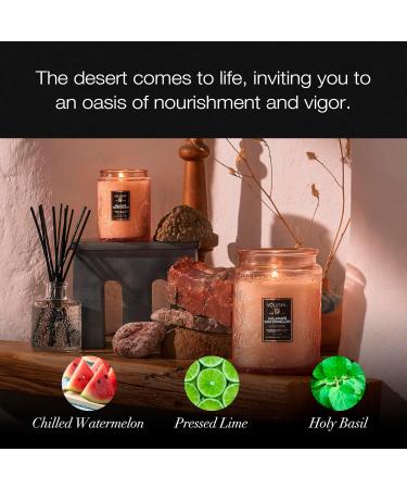 Voluspa Kalahari Watermelon Candle - 5.5 oz Clean Burning Coconut Wax 50 Hour Burn Time All Natural Wicks | Buy Internationally - Buy Online on SooperMarket.com