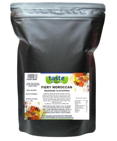 Fiery Moroccan Marinade Flavouring - 1kg Resealable Pouch