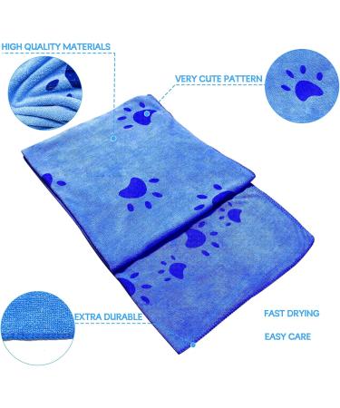 LLMSix Extra Absorbent Dog Towels - Large Microfiber Pet Towels for Small & Large Dogs/Cats (140x70cm) - Quick Drying & Soft - Buy Online on SooperMarket.com