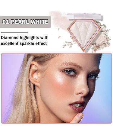 Shimmer Glitter Highlighter Contour Palette - Long Lasting Face & Body Makeup - Buy Online on SooperMarket.com
