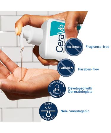 CeraVe Acne Treatment Face Wash | 2% Salicylic Acid Cleanser for Oily Skin | Blackhead Remover | Fragrance Free | 8oz - Buy Online on SooperMarket.com