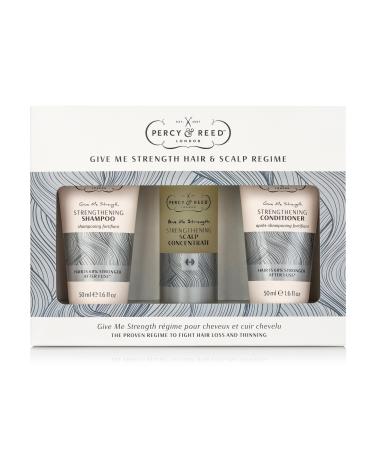 Percy & Reed Give Me Strength Hair & Scalp Regime - Thickens Hair at the Root Level - Aloe Vera Nourishes and Soothes Scalp
