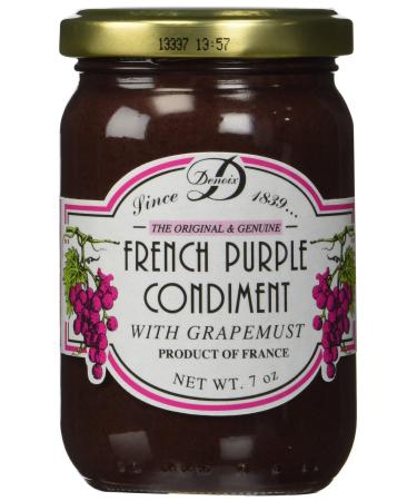 Purple Mustard by Denoix (7 ounce) 7 Ounce (Pack of 1)