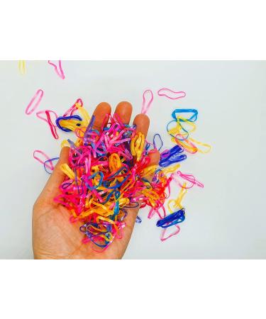 700 PCS Multi Colour Small Elastic Hair Bands - Hair Accessories for Women and Kids - Buy Online on SooperMarket.com