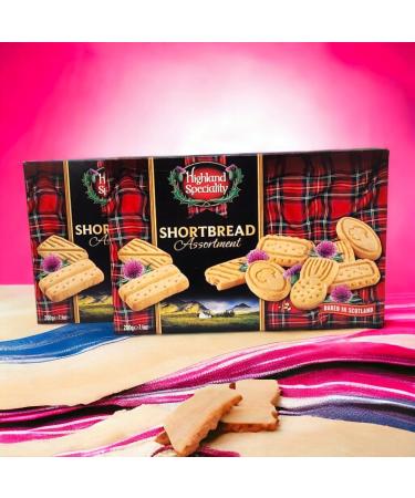 Shortbread Cookies Assortment Traditional Scottish Flavors 200g Twin Pack Tea Party - Buy Online on SooperMarket.com