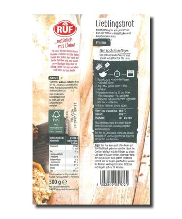 Buy Call Favorite Protein Bread Mix Gluten-Free Yeast-Free Flourless 500g for Healthy Baking - Buy Online on SooperMarket.com