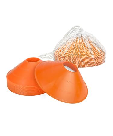 GoSports Sports Training Cone 20 Pack with Tote Bag