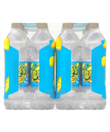Splash Blast Lemon Flavored Water Beverage - 16.9 Fl Oz Plastic Bottles (24 Pack) - Buy Online on SooperMarket.com